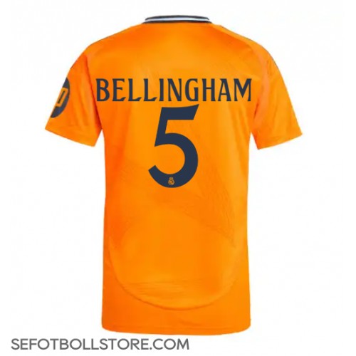 Real Madrid Jude Bellingham #5 Replika Bortatröja 2024-25 Kortärmad